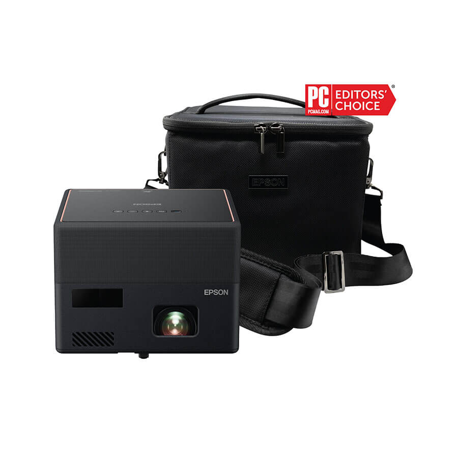 width(2560) Epson EpiqVision EF-12 Mini 3LCD Full HD Laser Projection TV Home Theater Projector - Image 1